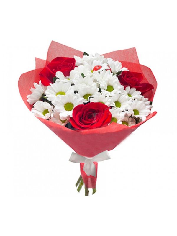  Erzurum Çiçekçiler - 3 Gülden Papatya Buketi