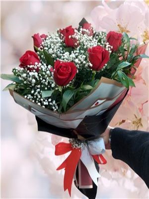  Erzurum  Çiçek - 9 Adet Kırmızı Gül