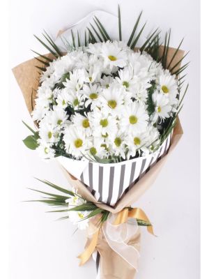 Erzurum Çiçekçi - Beyaz Papatya Buketi