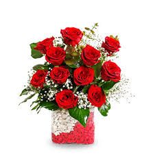 kırmızı gül aranjmanlar sevgiliye çiçek